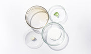 petrie boxes with cream and cosmetic textures